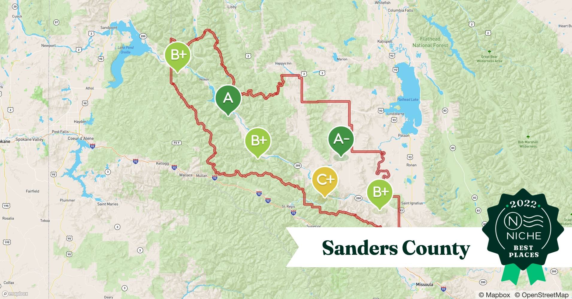Best Sanders County ZIP Codes to Live In Niche