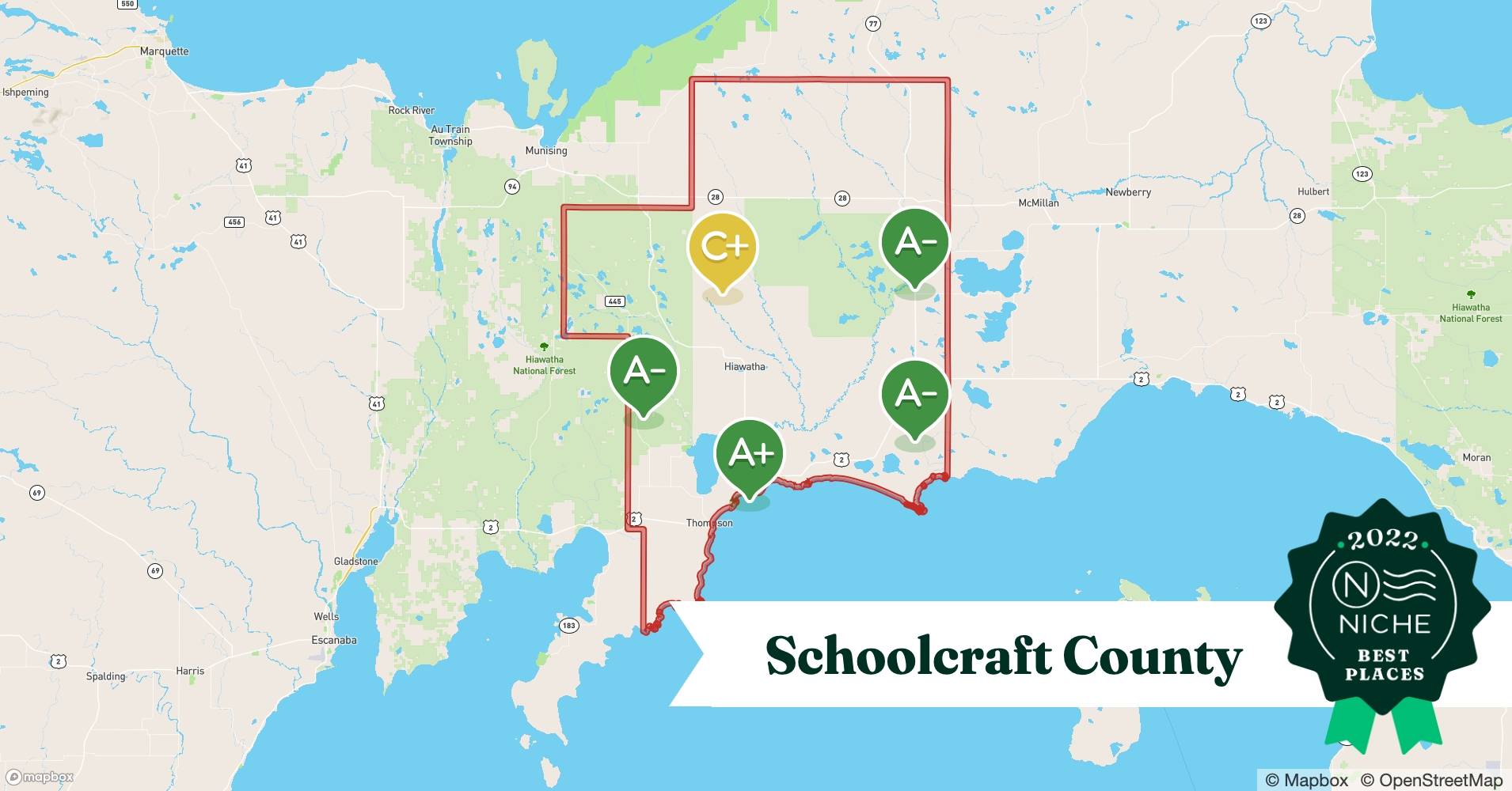 2022 Best Places to Raise a Family in Schoolcraft County, MI Niche