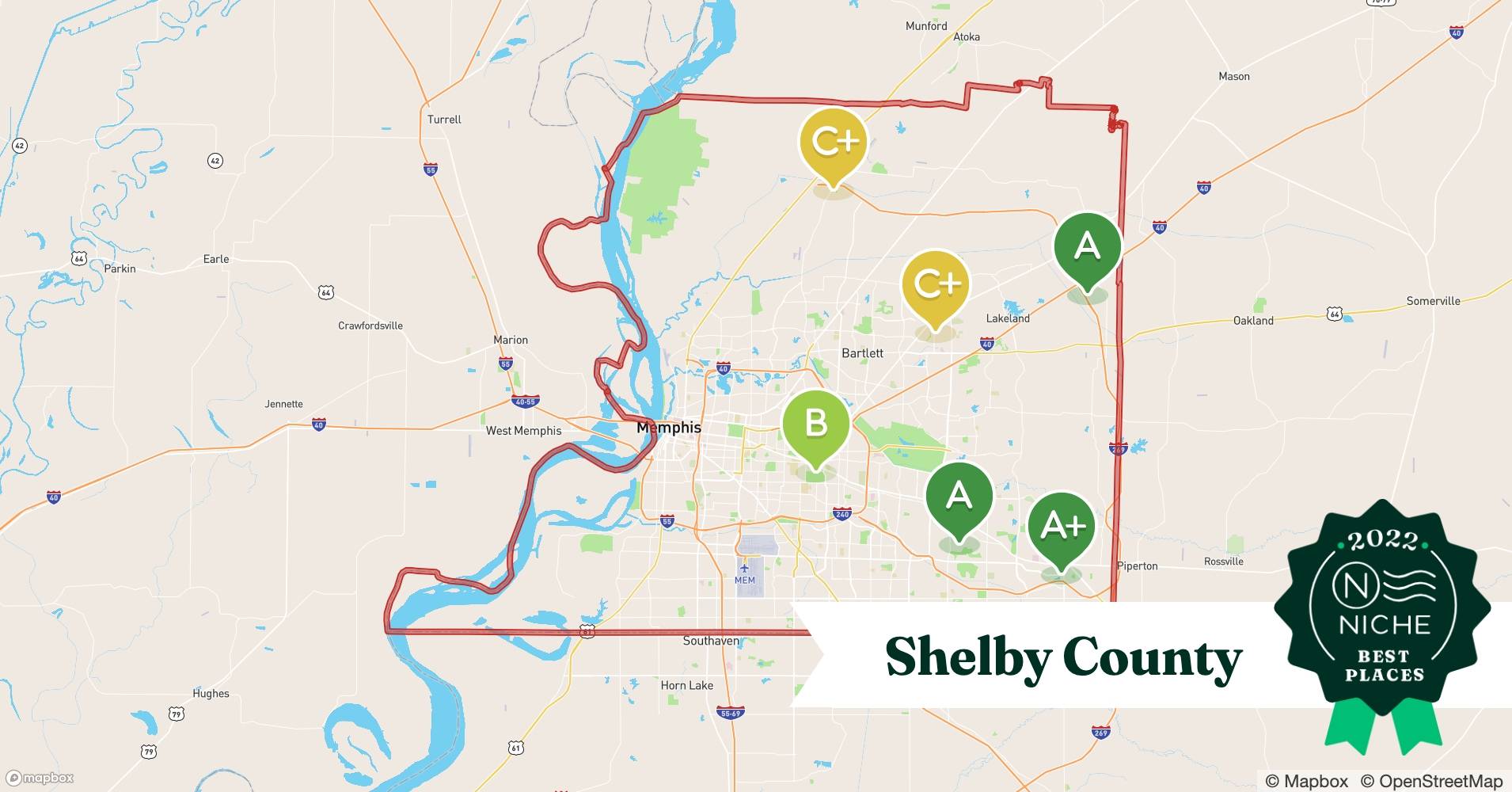 2022 Safe Places to Live in Shelby County, TN Niche