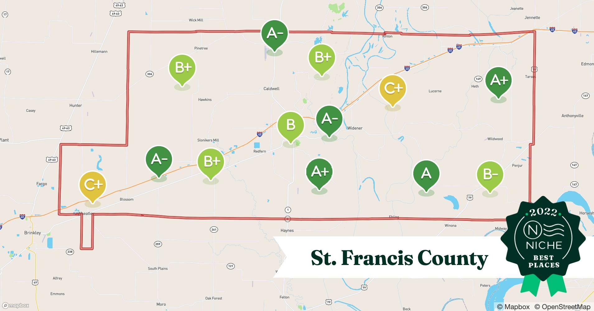 Best St. Francis County ZIP Codes to Live In Niche