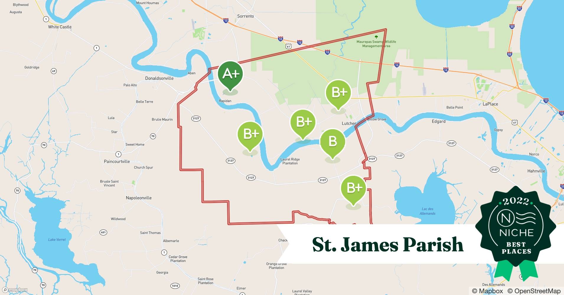 2022 Best St. James Parish ZIP Codes to Raise a Family Niche