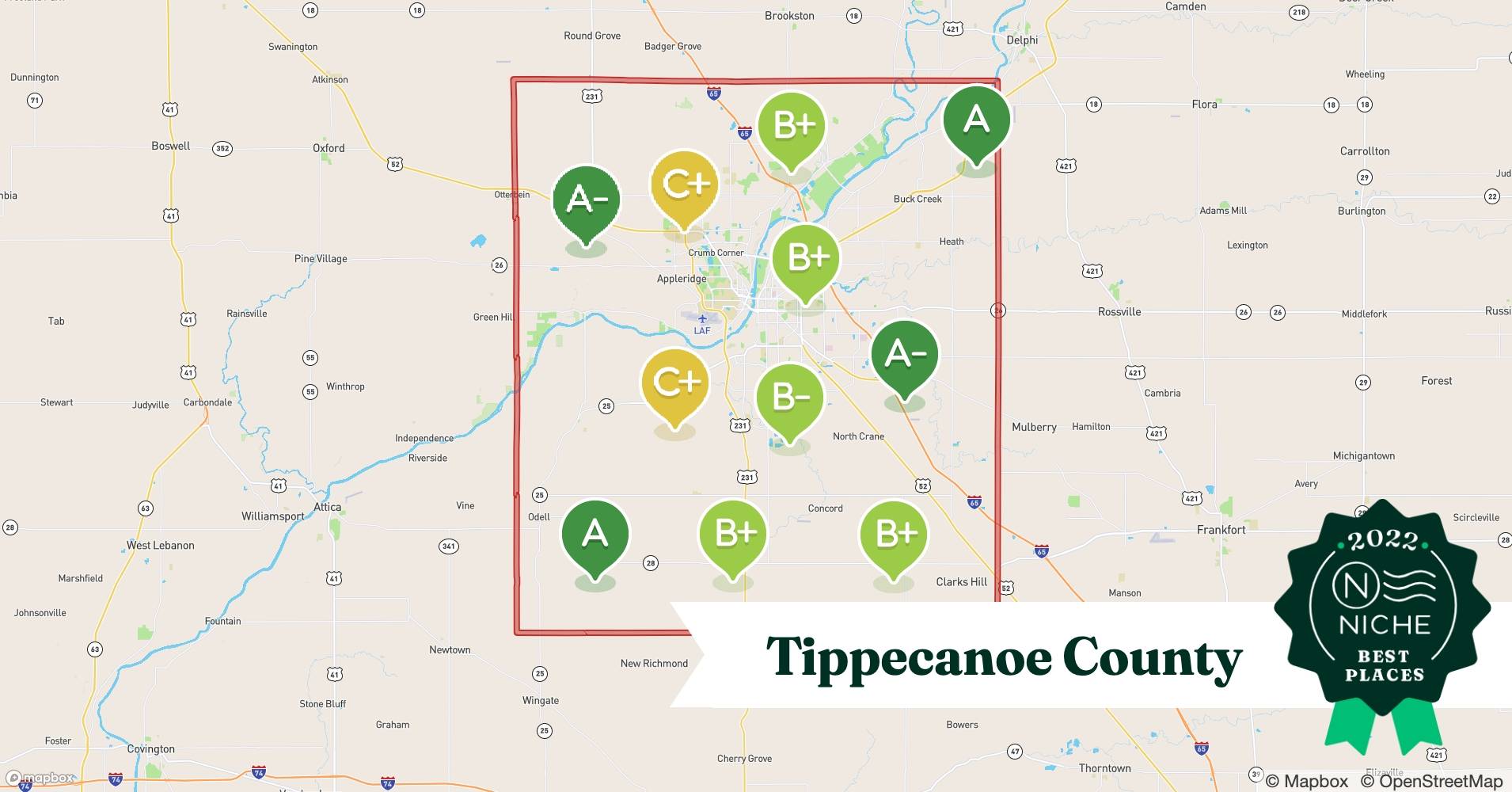 2022 Best Places to Live in Tippecanoe County, IN Niche