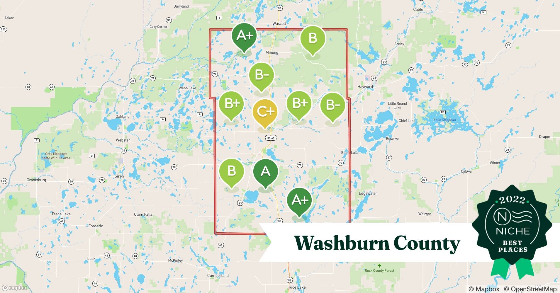 2022 Safe Places to Live in Washburn County, WI Niche