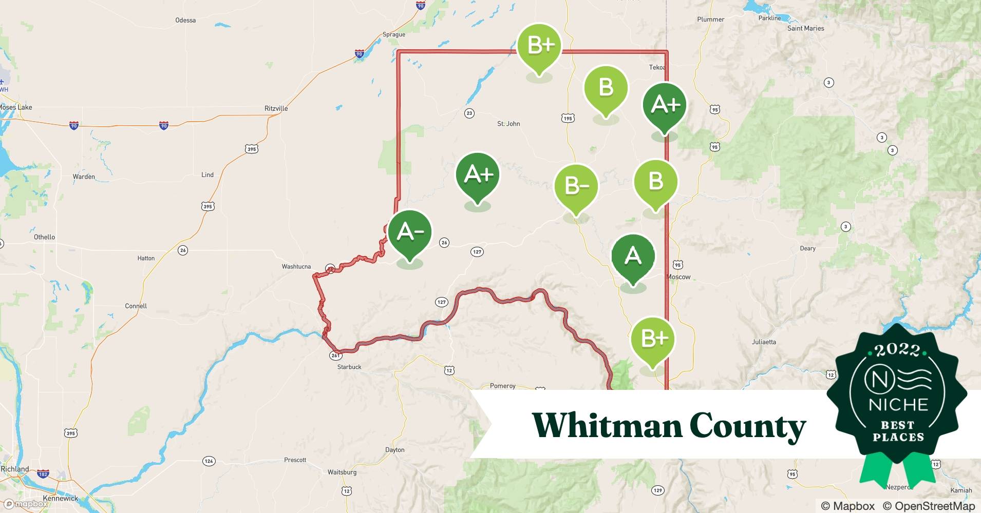 2022 Safe Places to Live in Whitman County, WA Niche