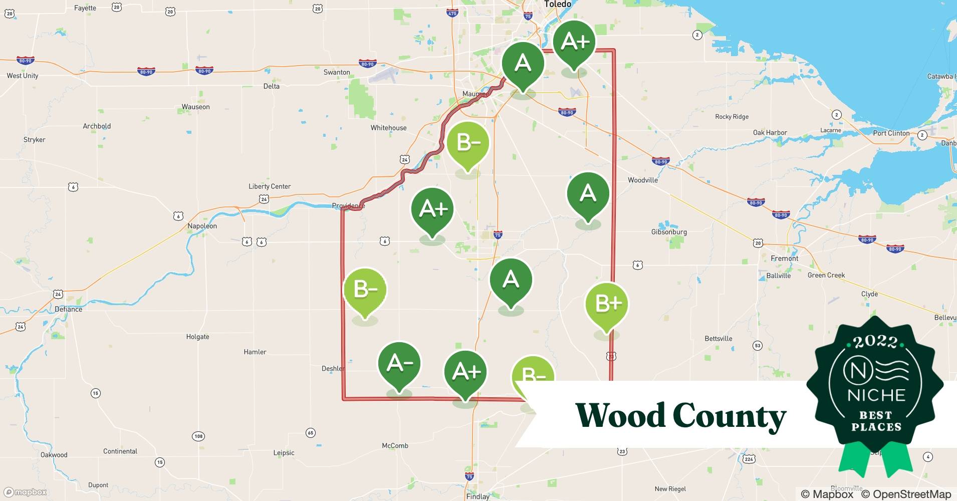 2022 Best Wood County ZIP Codes to Raise a Family Niche
