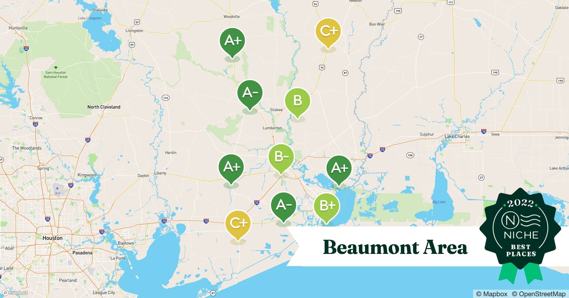 2022 Safe Places to Live in Beaumont Area Niche