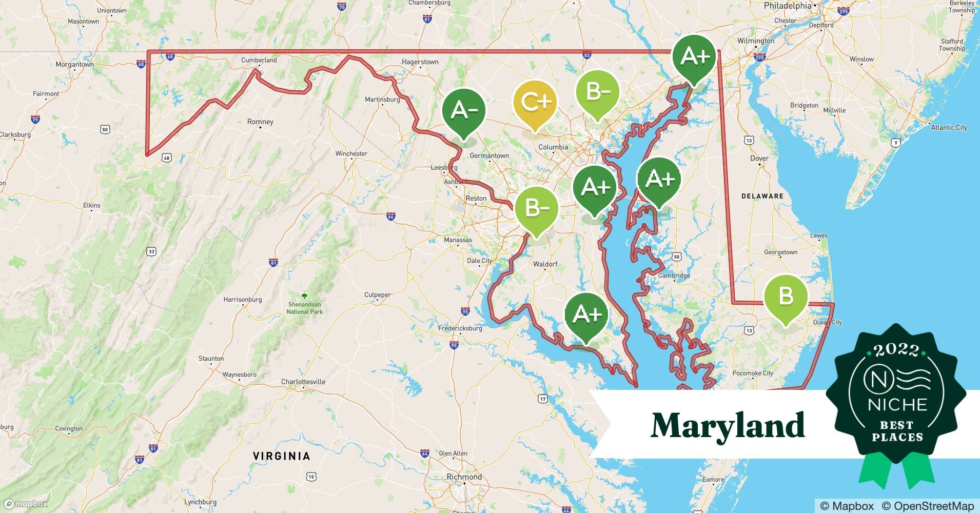2022 Best Places to Live in Maryland Niche