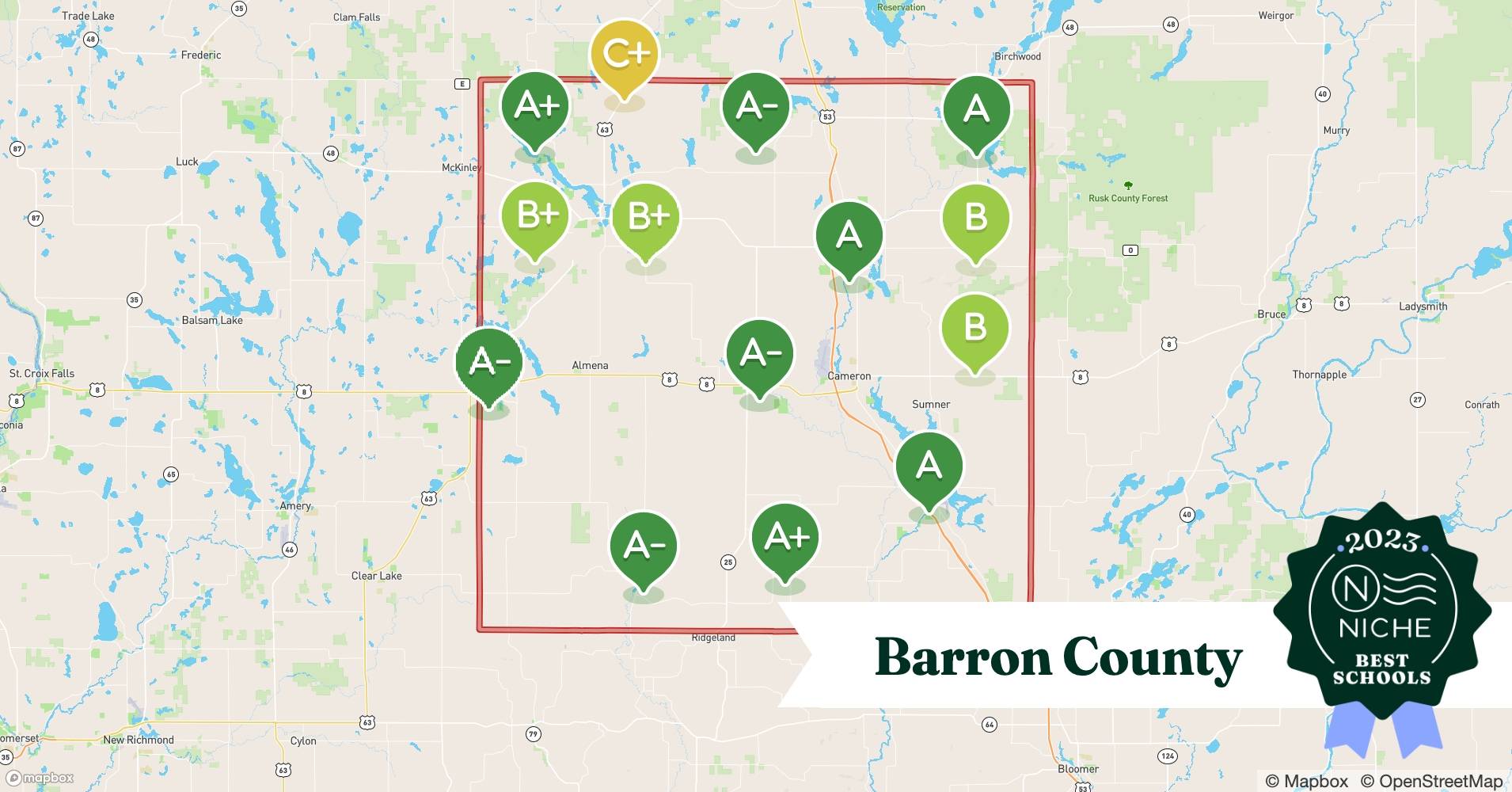 School Districts in Barron County, WI Niche