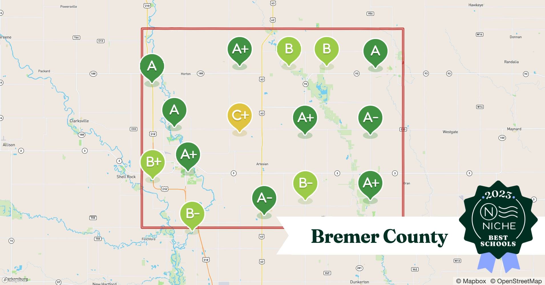 School Districts in Bremer County, IA Niche