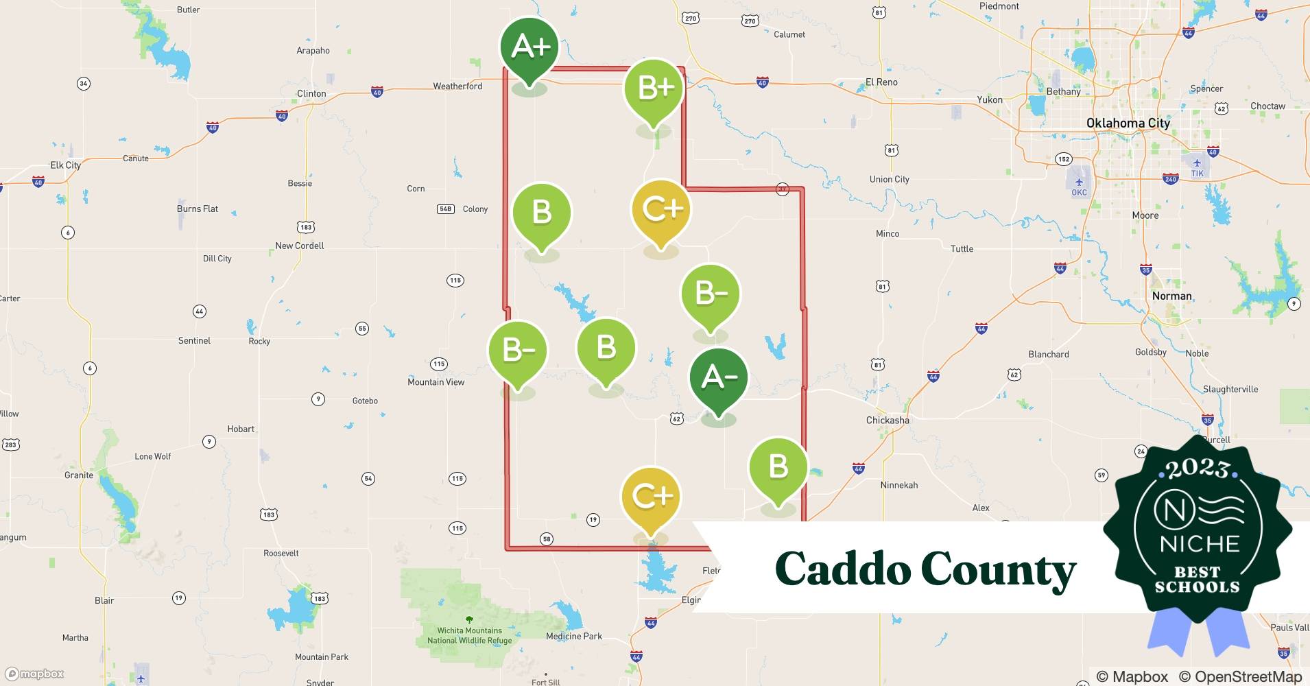 School Districts in Caddo County, OK Niche