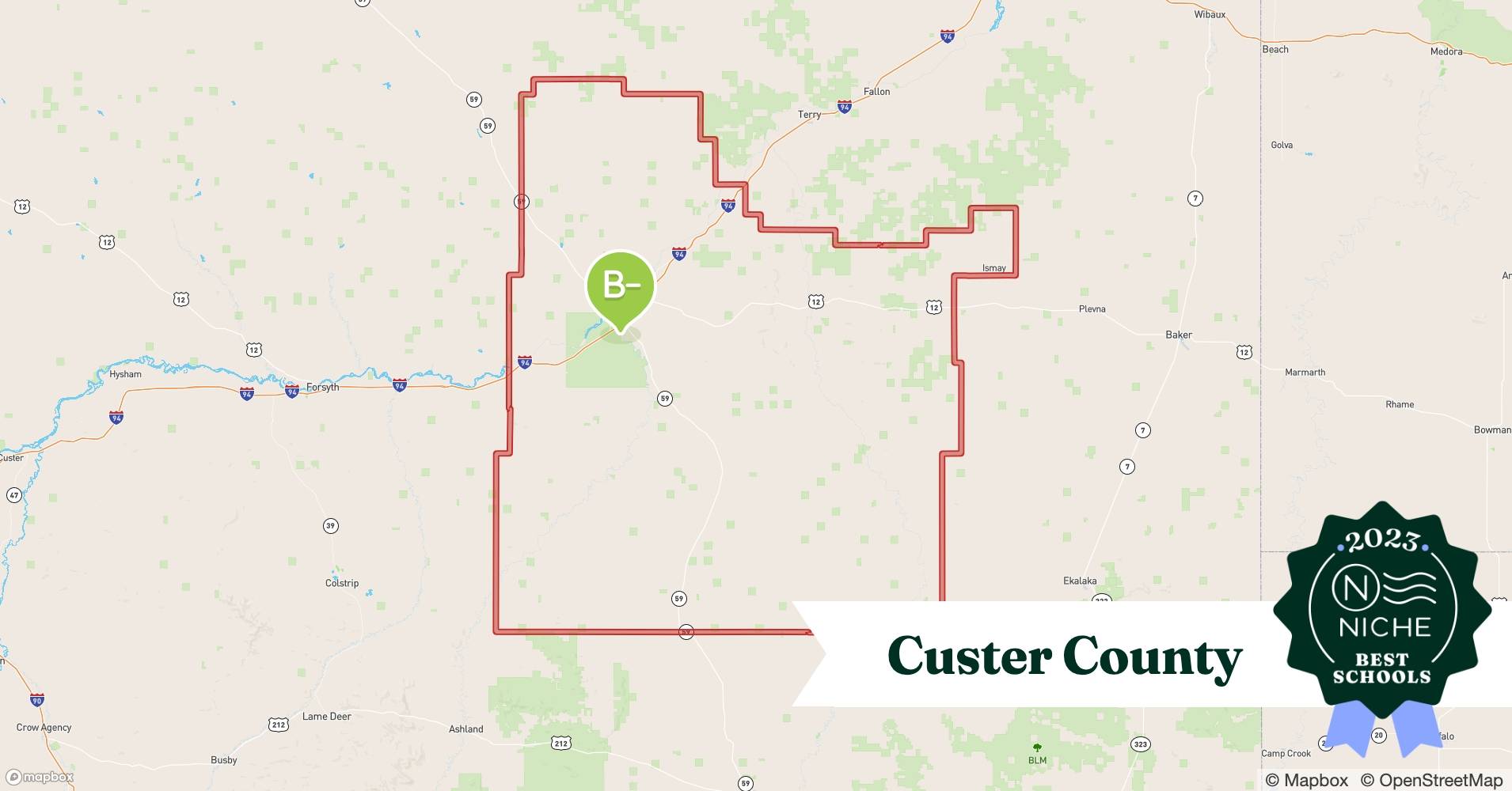 School Districts in Custer County, MT Niche