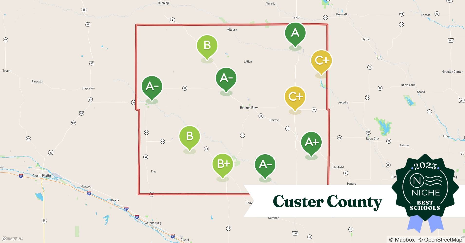School Districts in Custer County, NE Niche