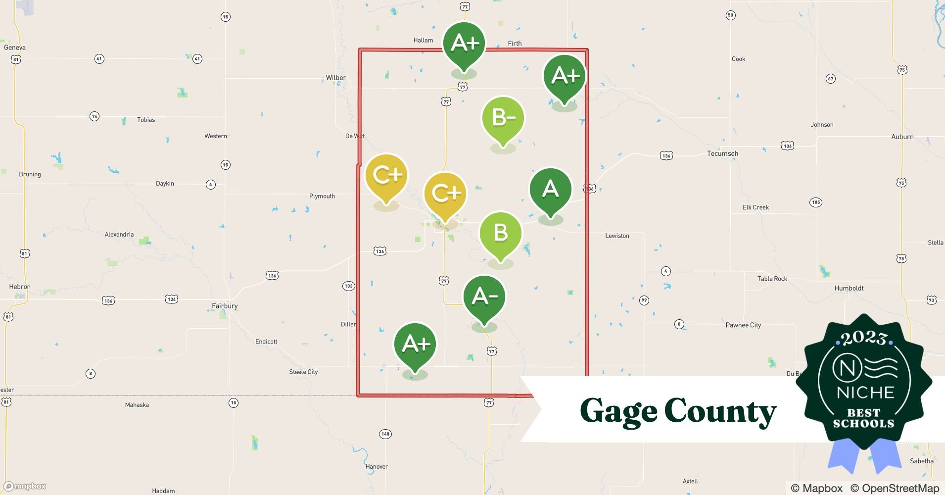 School Districts in Gage County, NE Niche