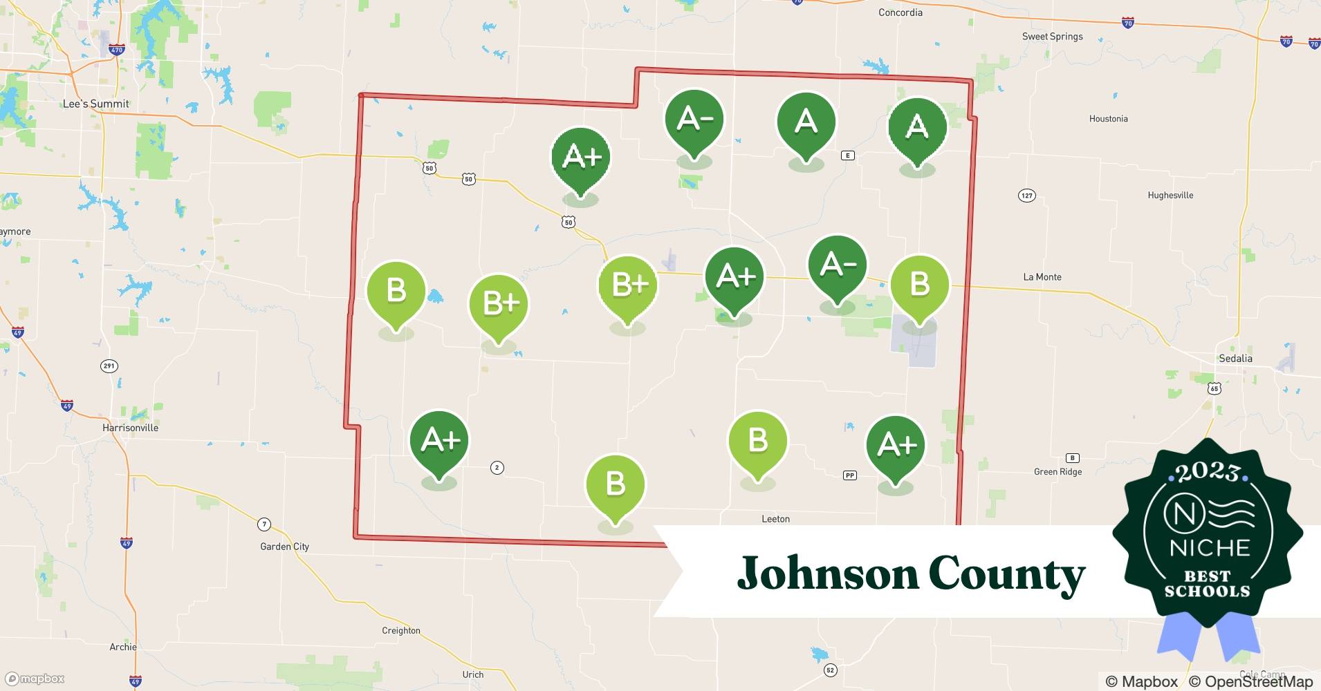 2023 Top School Districts with AP Courses in Johnson County, MO Niche