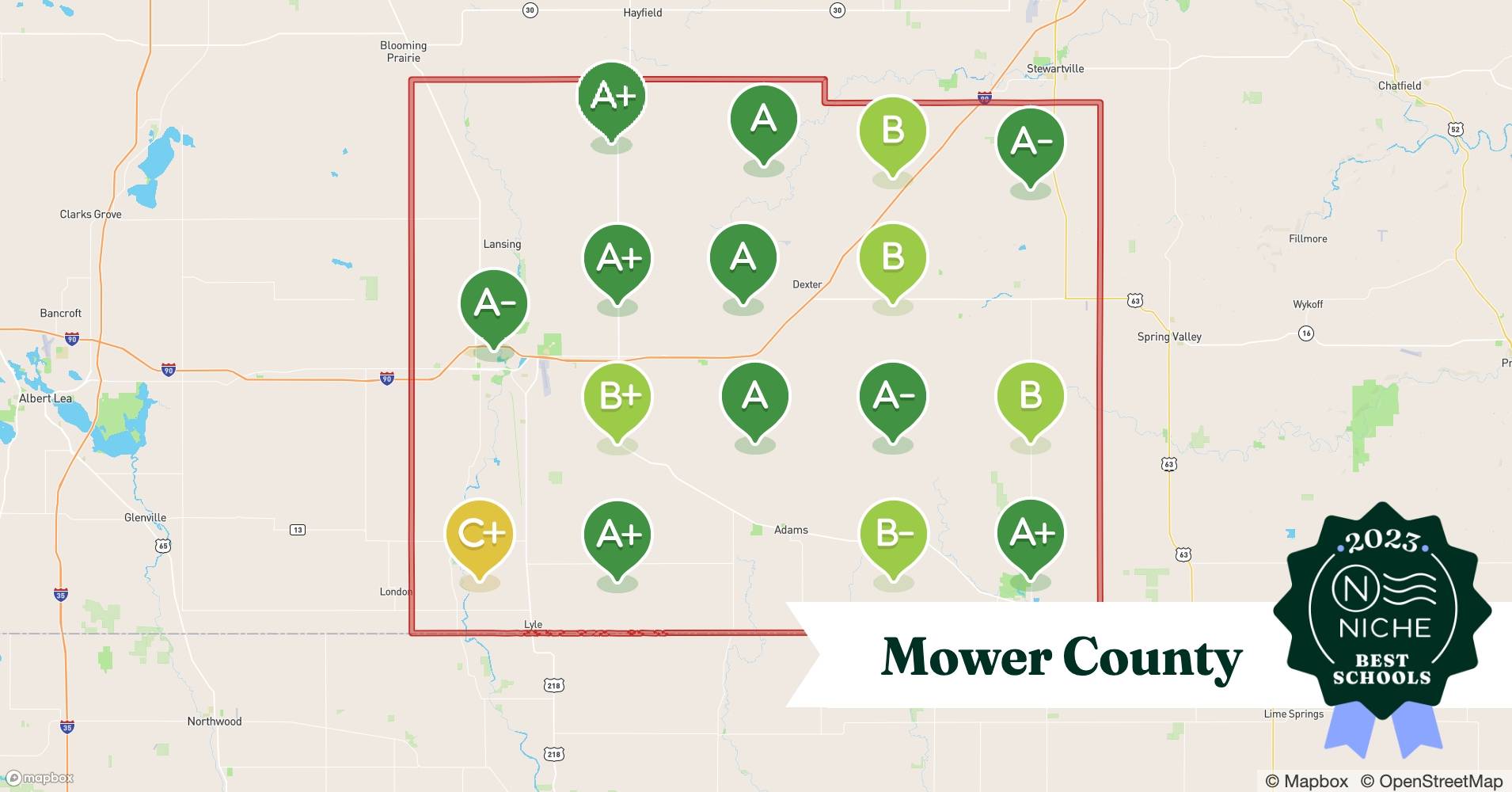 School Districts in Mower County, MN Niche