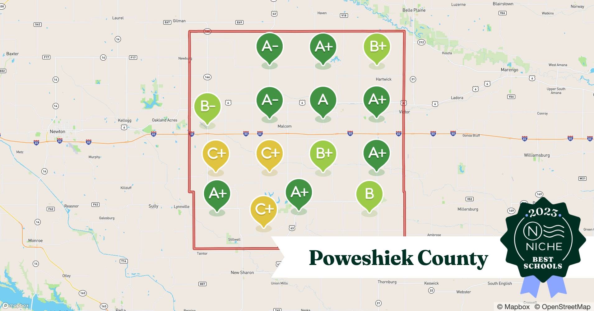 School Districts in Poweshiek County, IA Niche