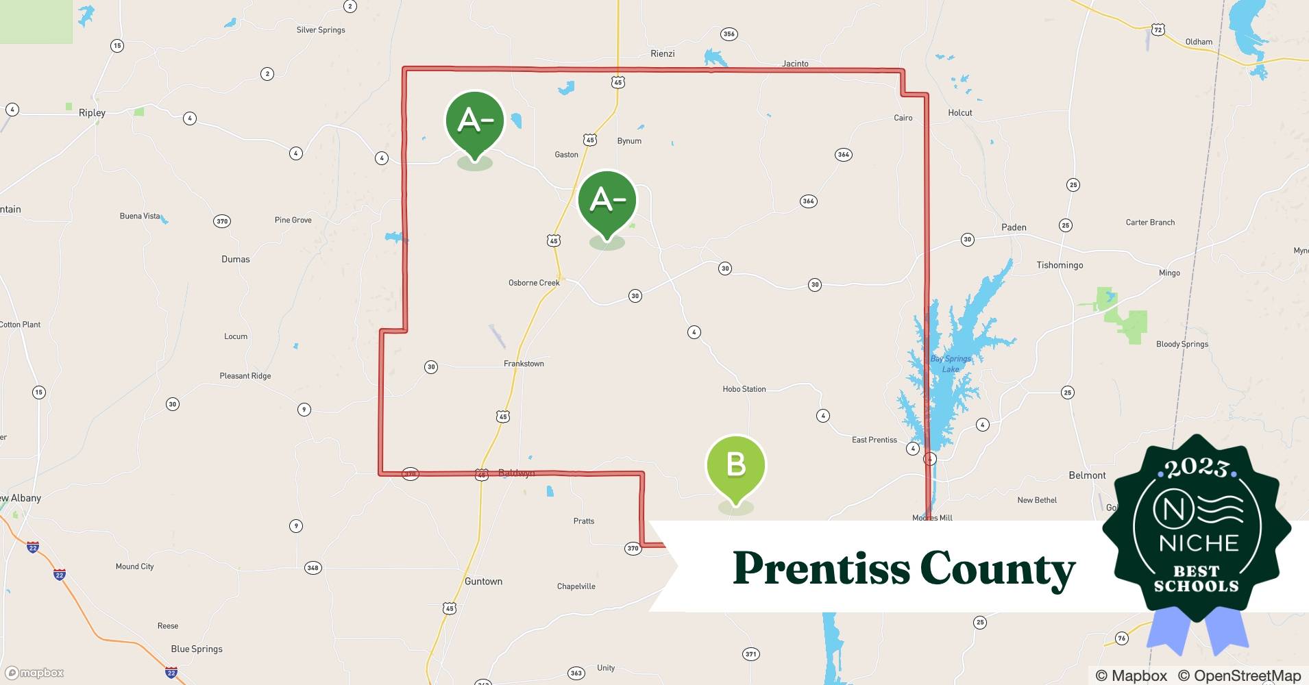 Best Schools with Gifted and Talented Programs in Prentiss County, MS