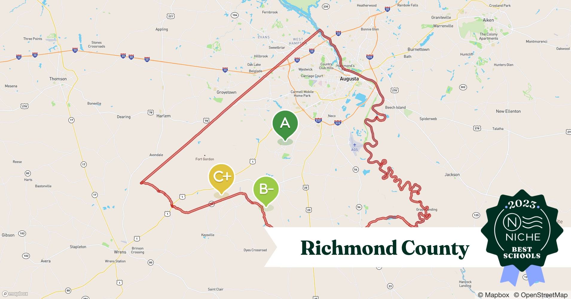 K 12 Schools In Richmond County GA Niche
