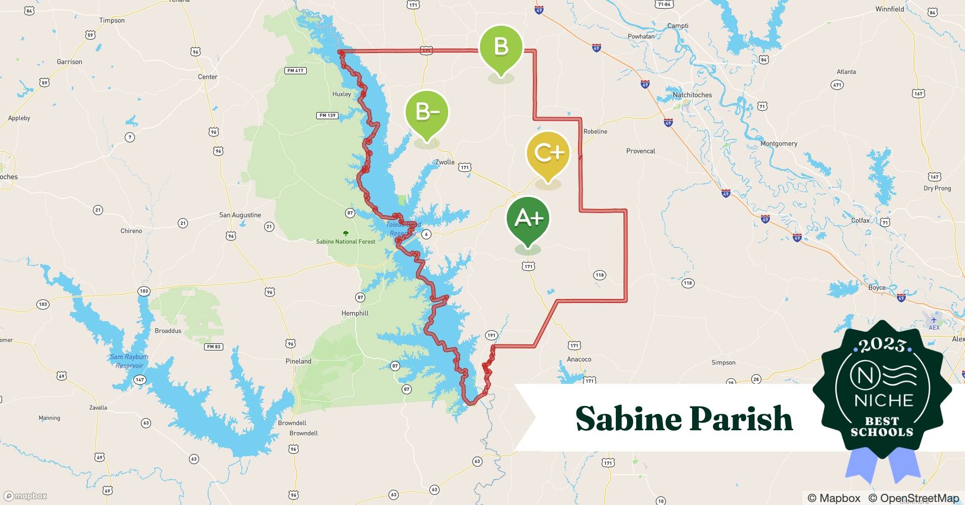 School Districts in Sabine Parish, LA Niche