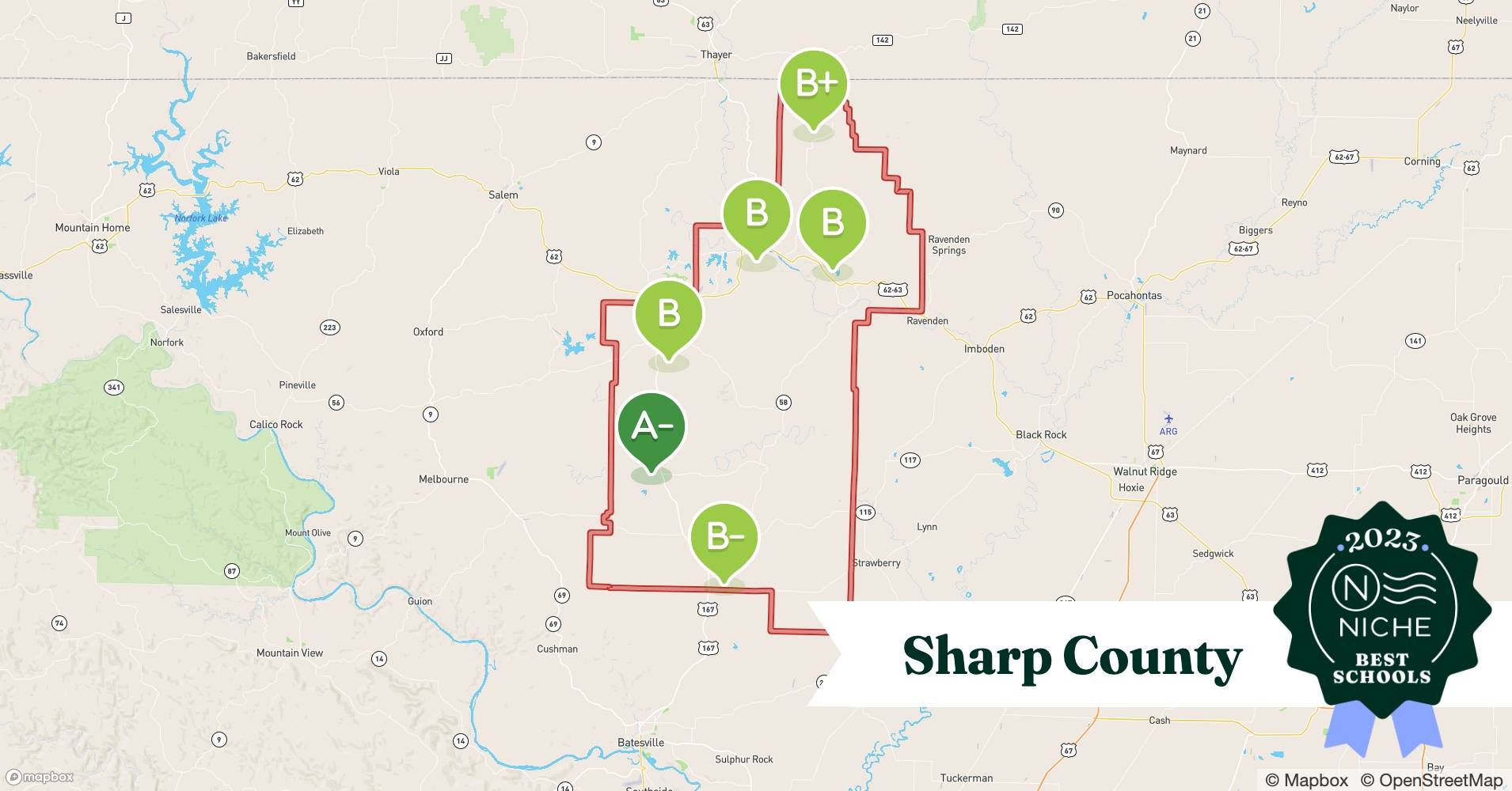 School Districts in Sharp County, AR Niche