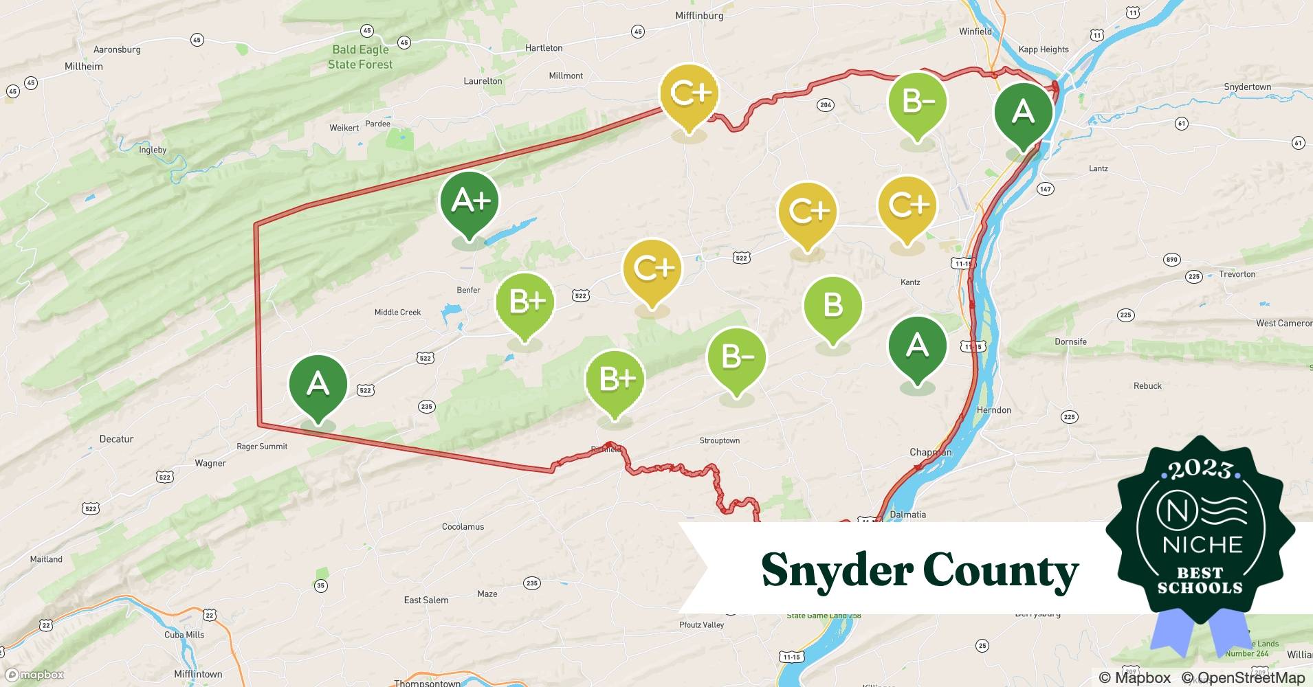 School Districts in Snyder County, PA Niche