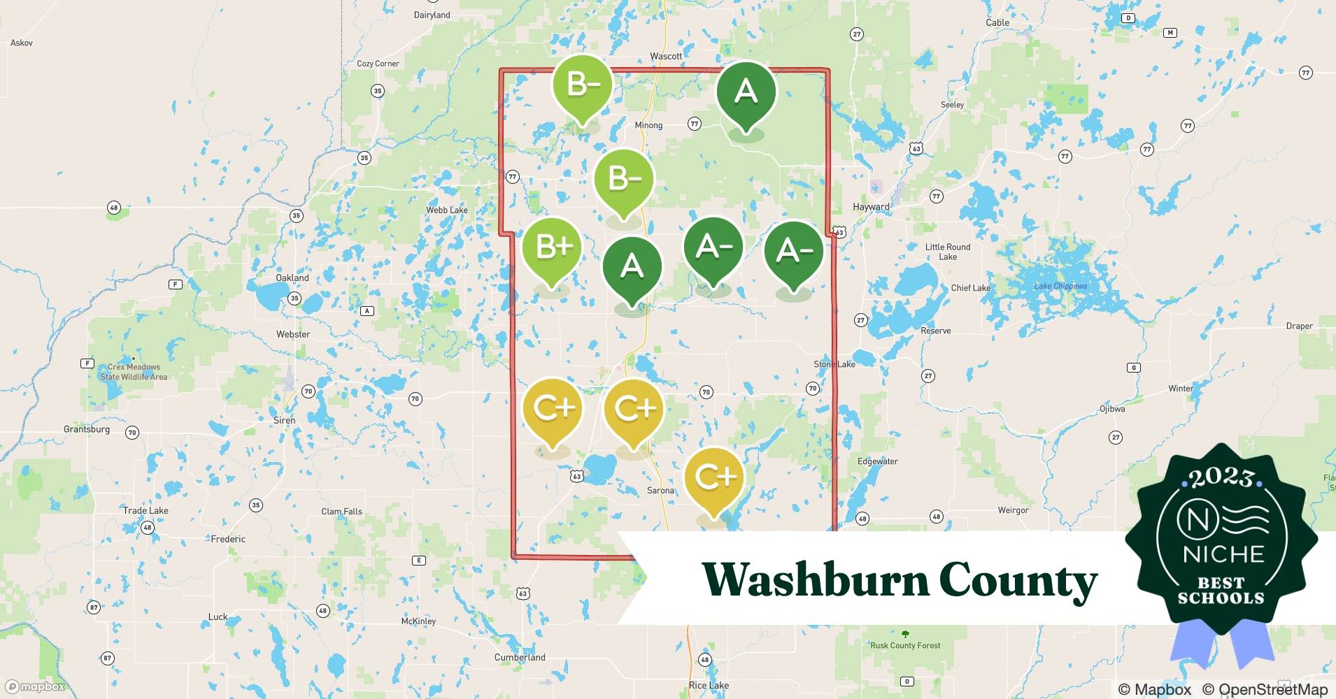 School Districts in Washburn County, WI Niche