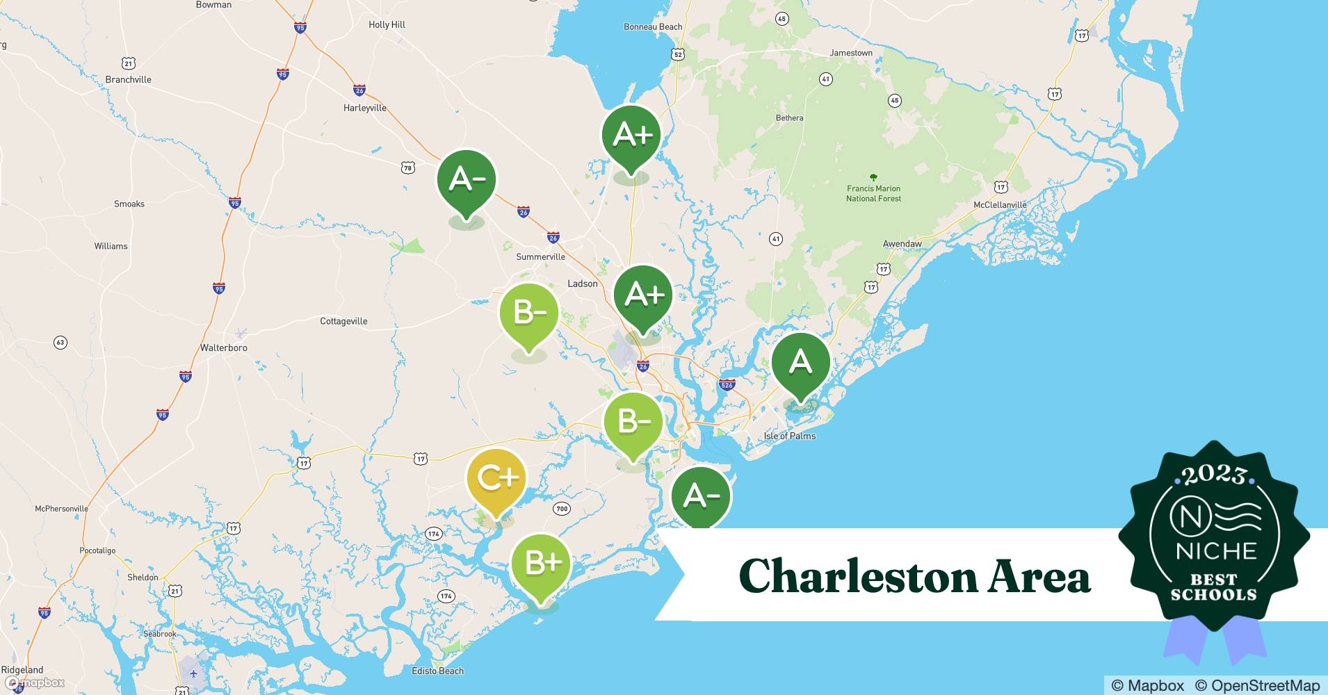 Compare Schools in the Charleston Area Niche