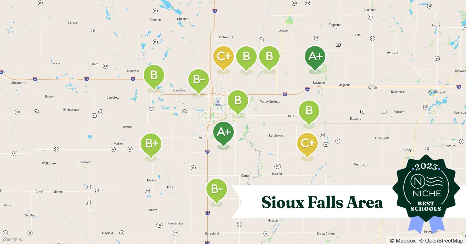 2023 Best School Districts in the Sioux Falls Area - Niche