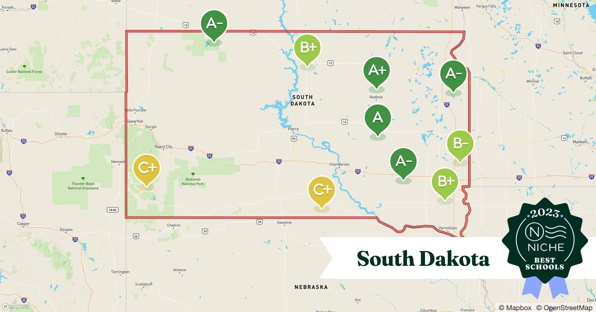 2023 Best School Districts in South Dakota Niche