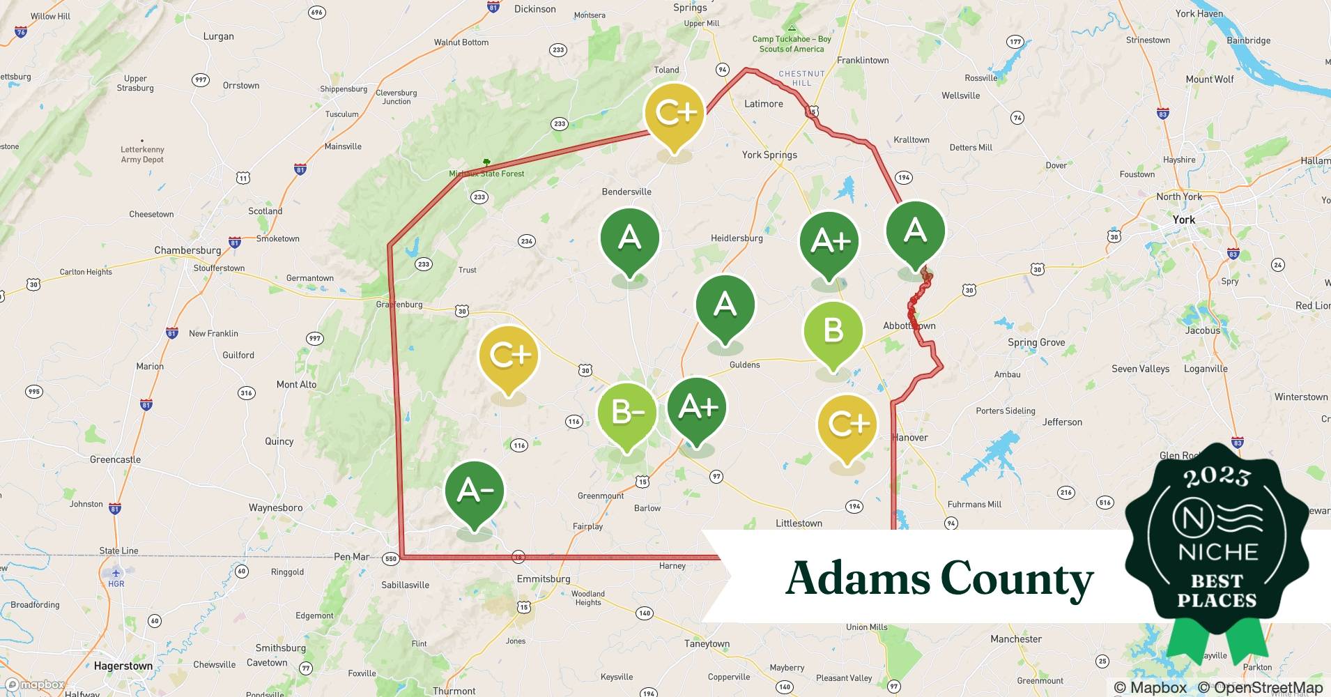 2023 Best Places to Live in Adams County, PA Niche