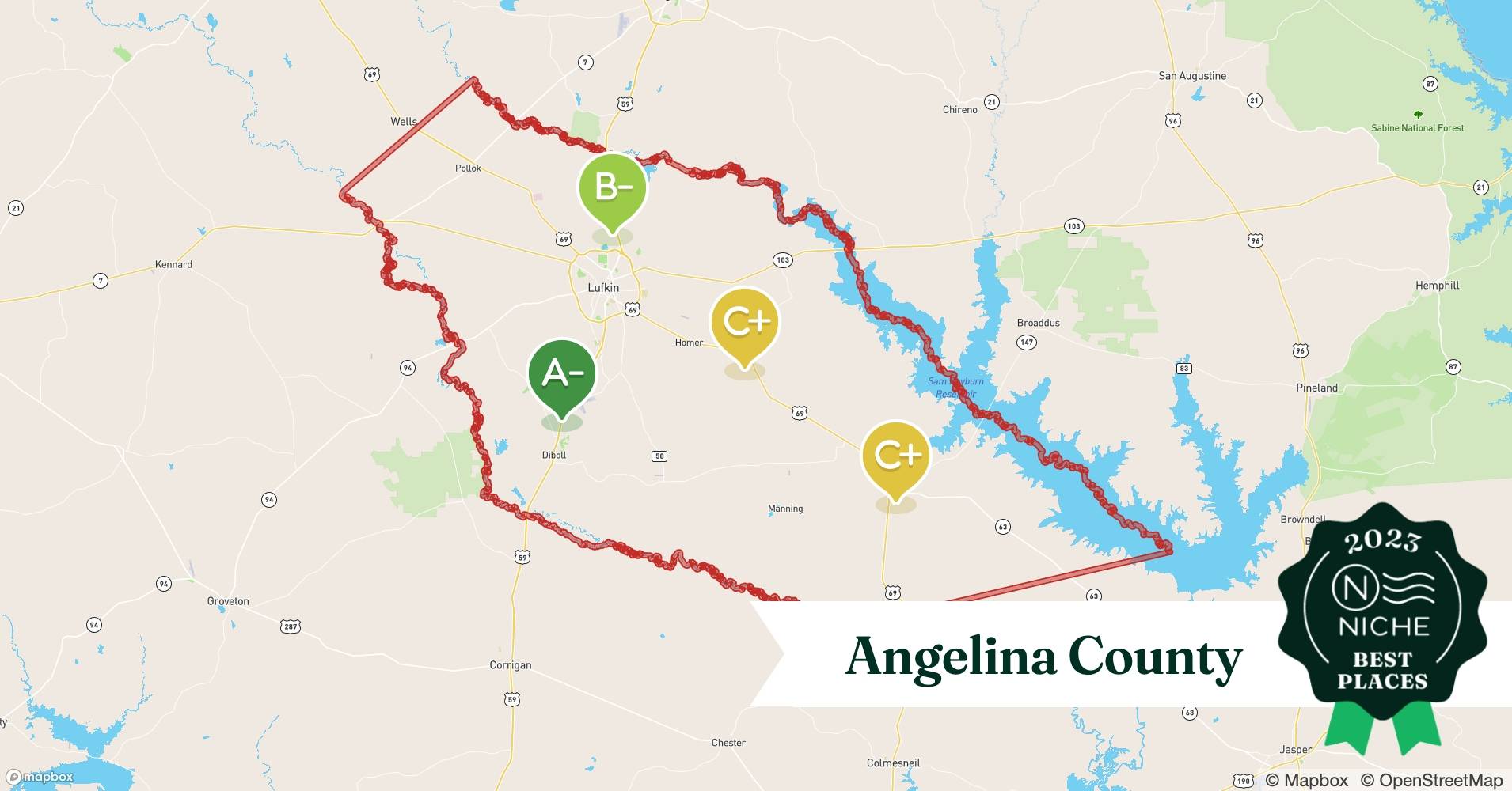 2023 Best Places to Live in Angelina County, TX Niche