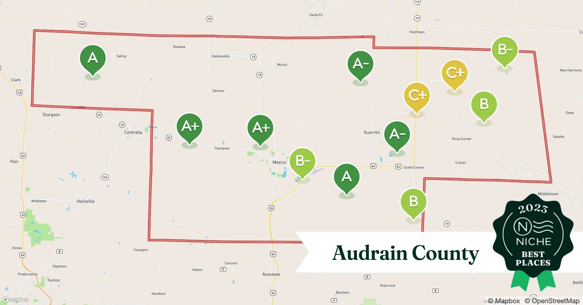 2023 Best Places to Buy a House in Audrain County, MO Niche