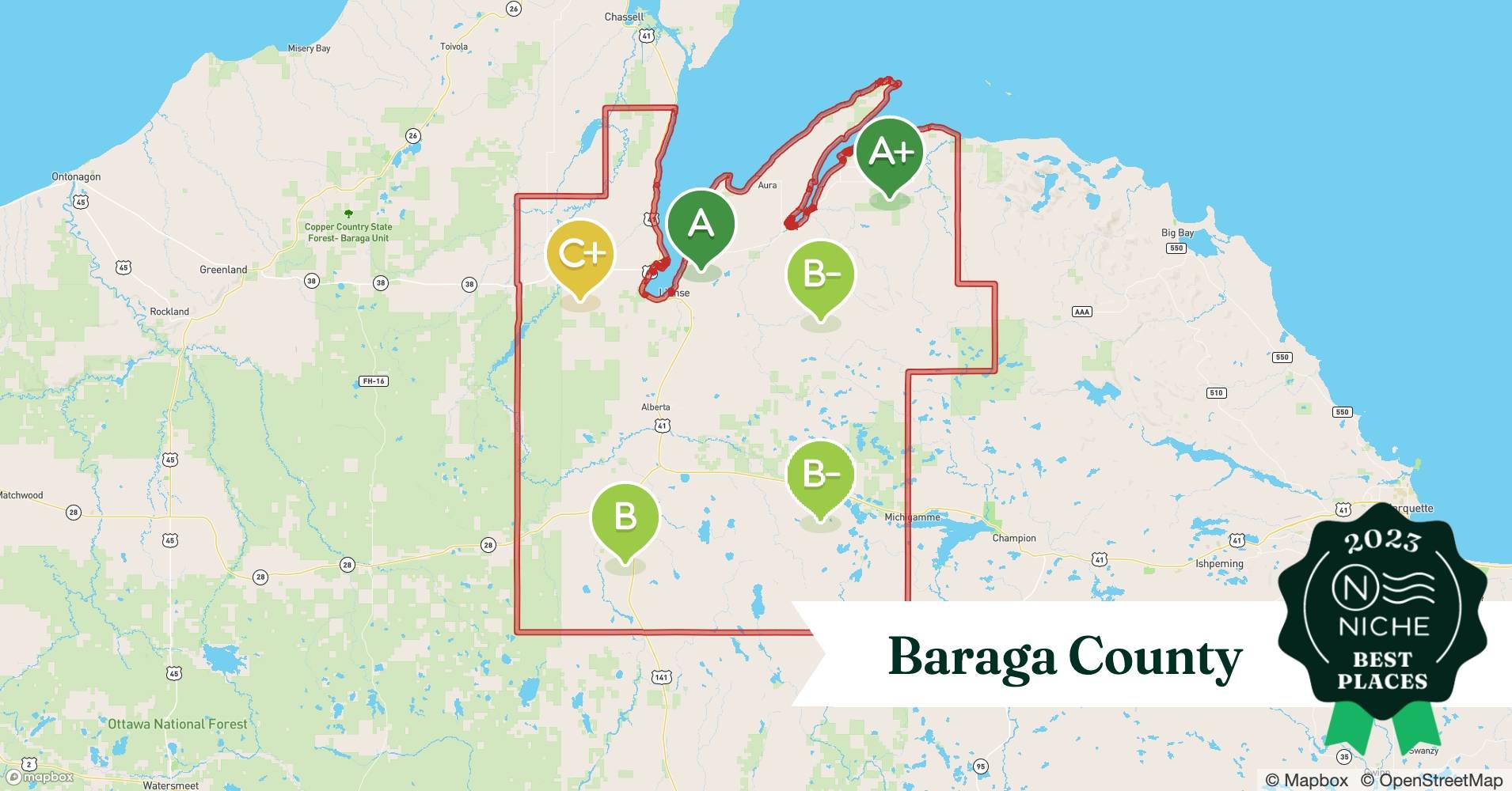 2023 Best Places to Live in Baraga County, MI Niche