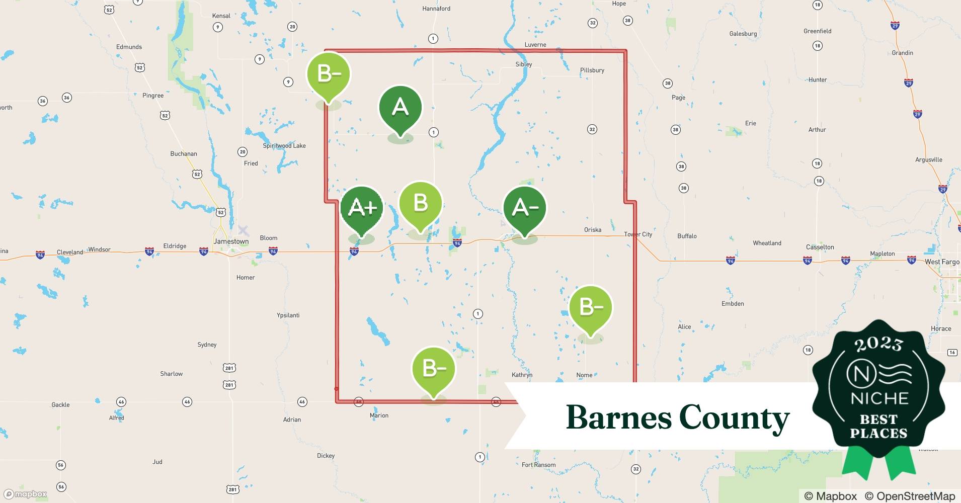 2023 Best Barnes County ZIP Codes to Raise a Family Niche