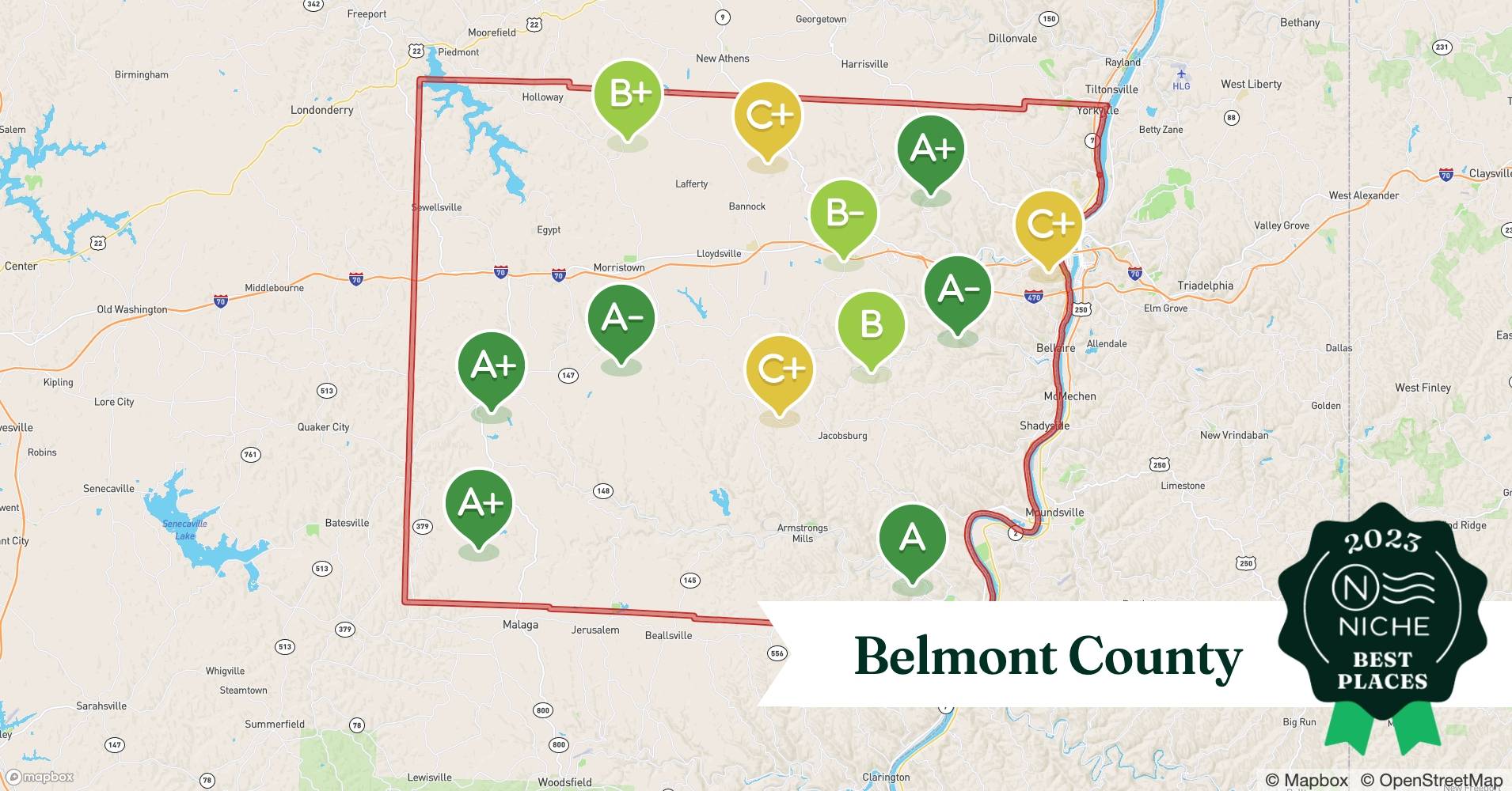 2023 Best Belmont County ZIP Codes to Raise a Family Niche
