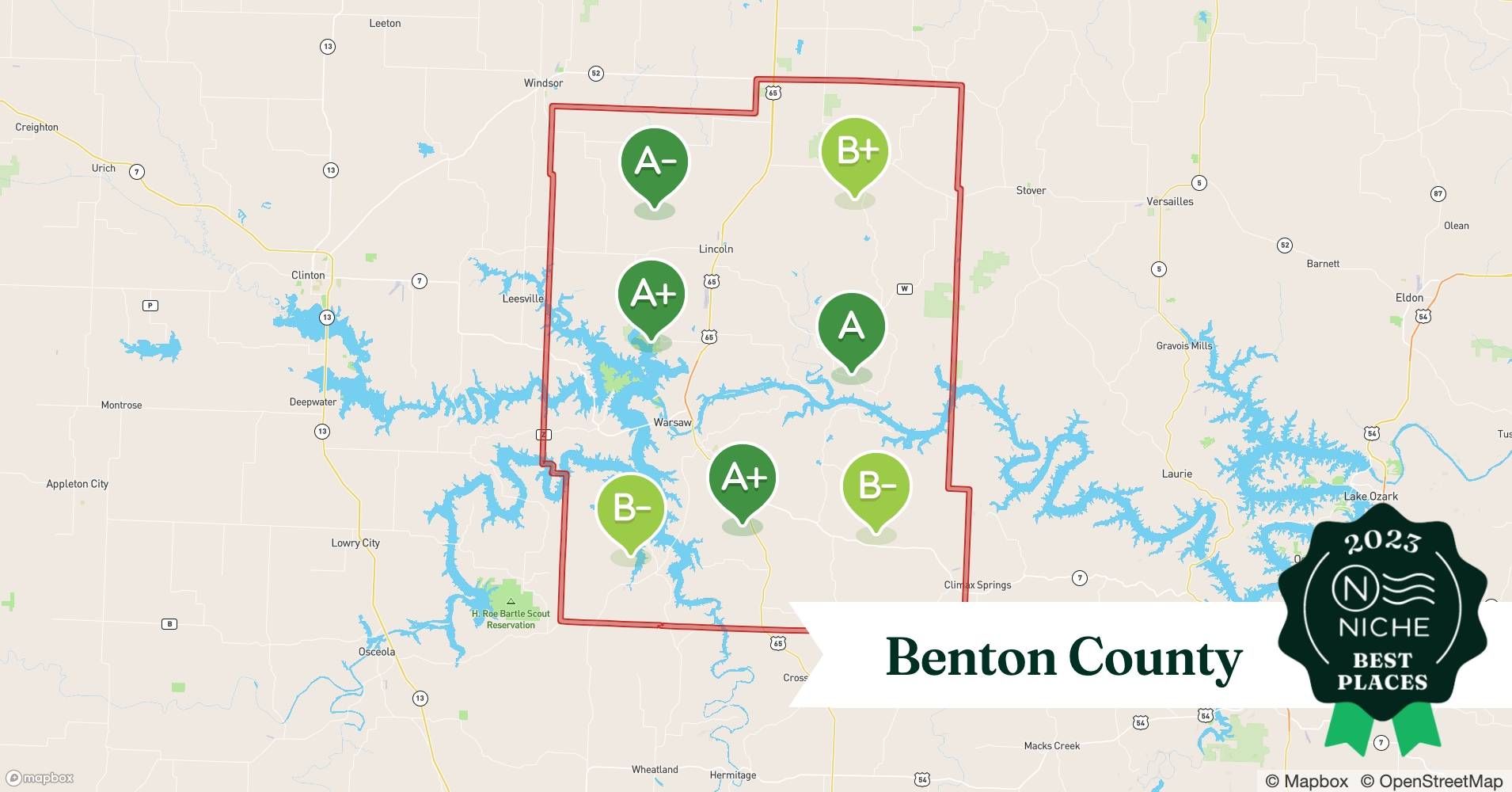 2023 Safe Places to Live in Benton County, MO Niche