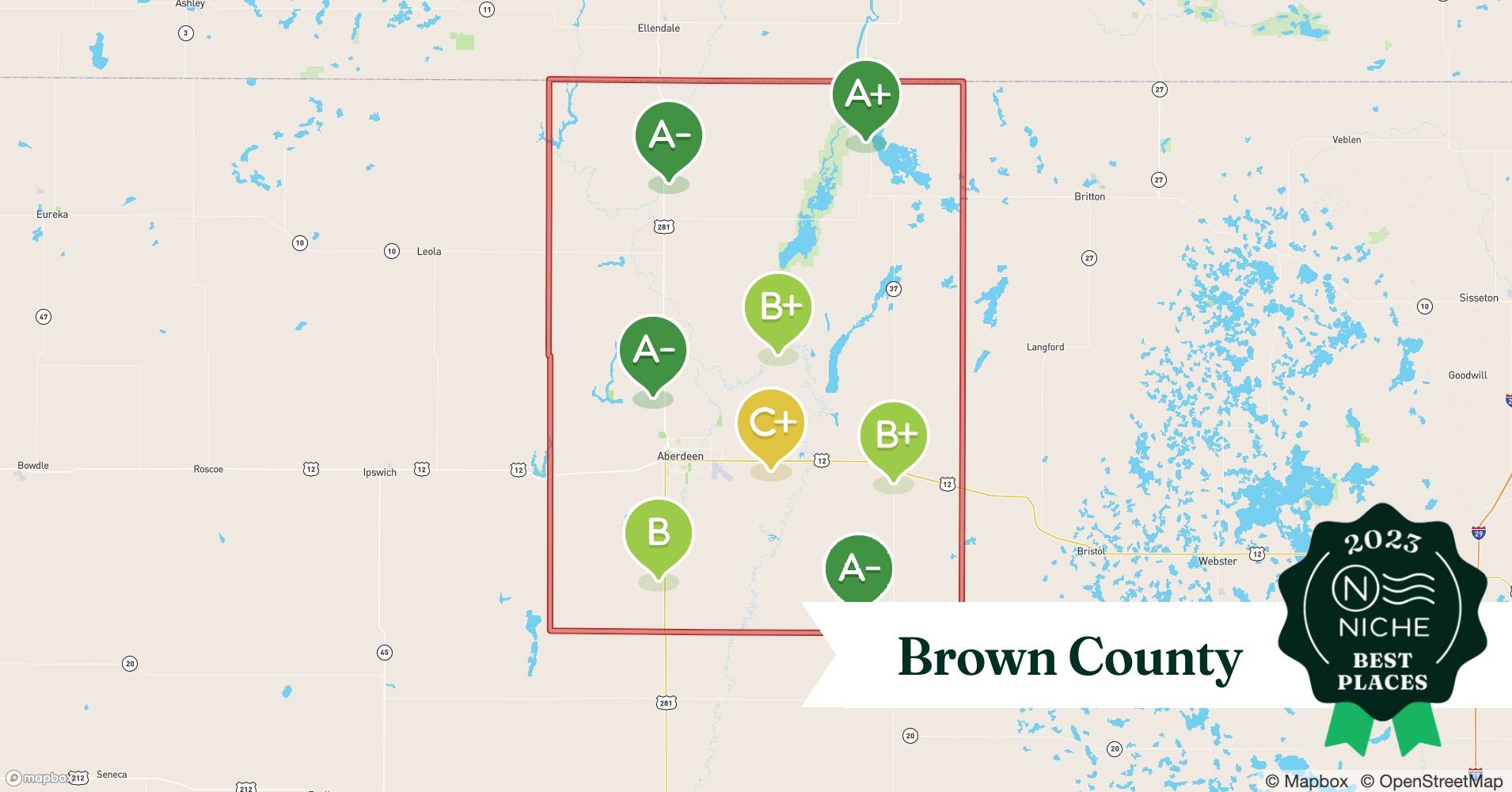 2023 Most Diverse Places to Live in Brown County, SD Niche