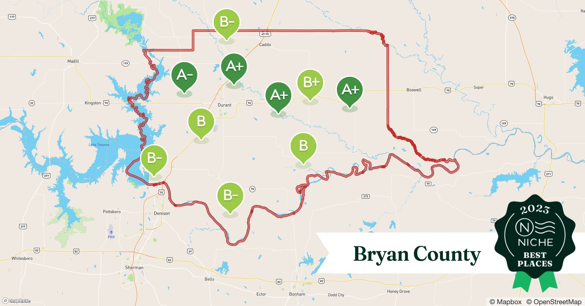 2023 Safe Places to Live in Bryan County, OK Niche