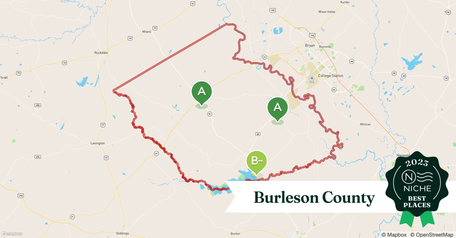 2023 Safe Places to Live in Burleson County, TX Niche