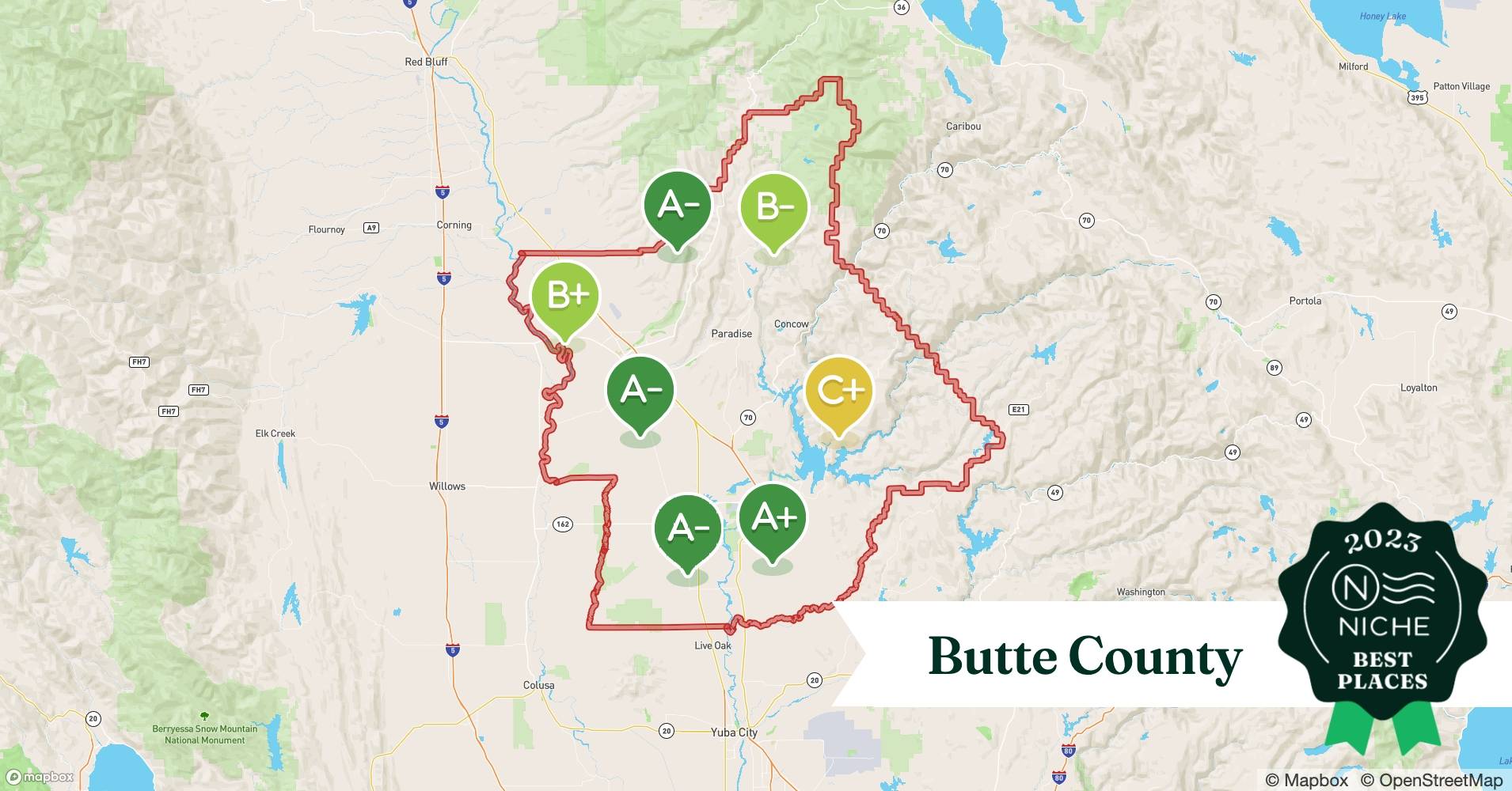 2023 Best Places to Live in Butte County, CA Niche