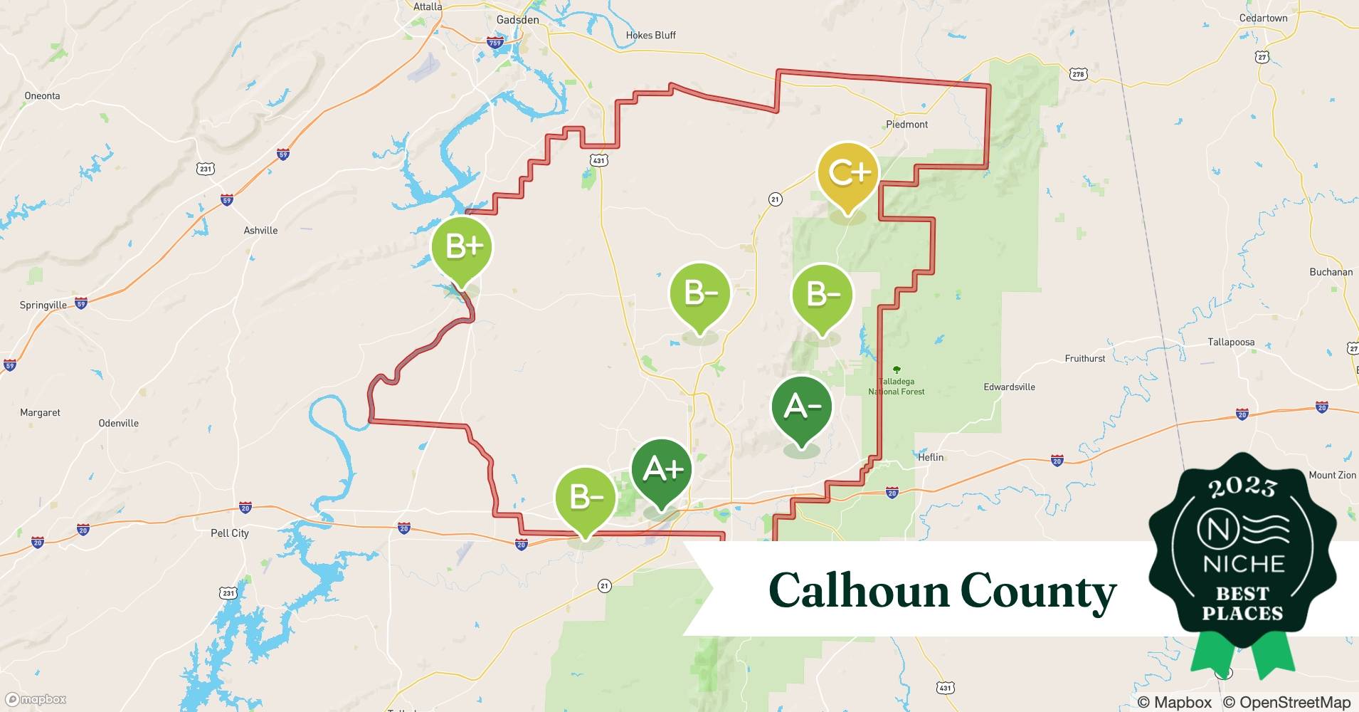 2023 Best Places to Live in Calhoun County, AL Niche
