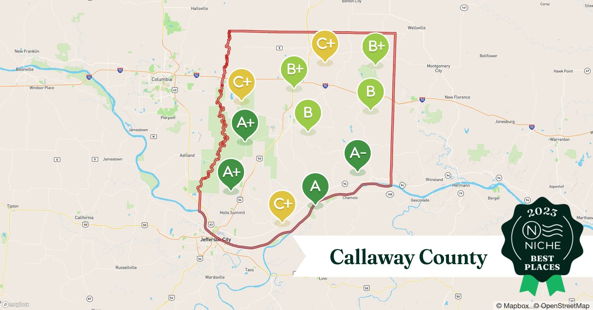 2023 Best Places to Live in Callaway County, MO Niche