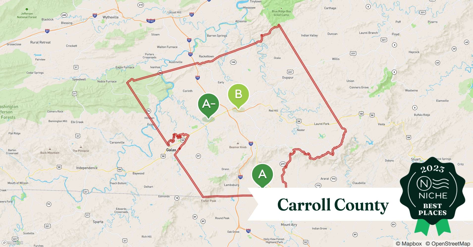 2023 Safe Places to Live in Carroll County, VA Niche