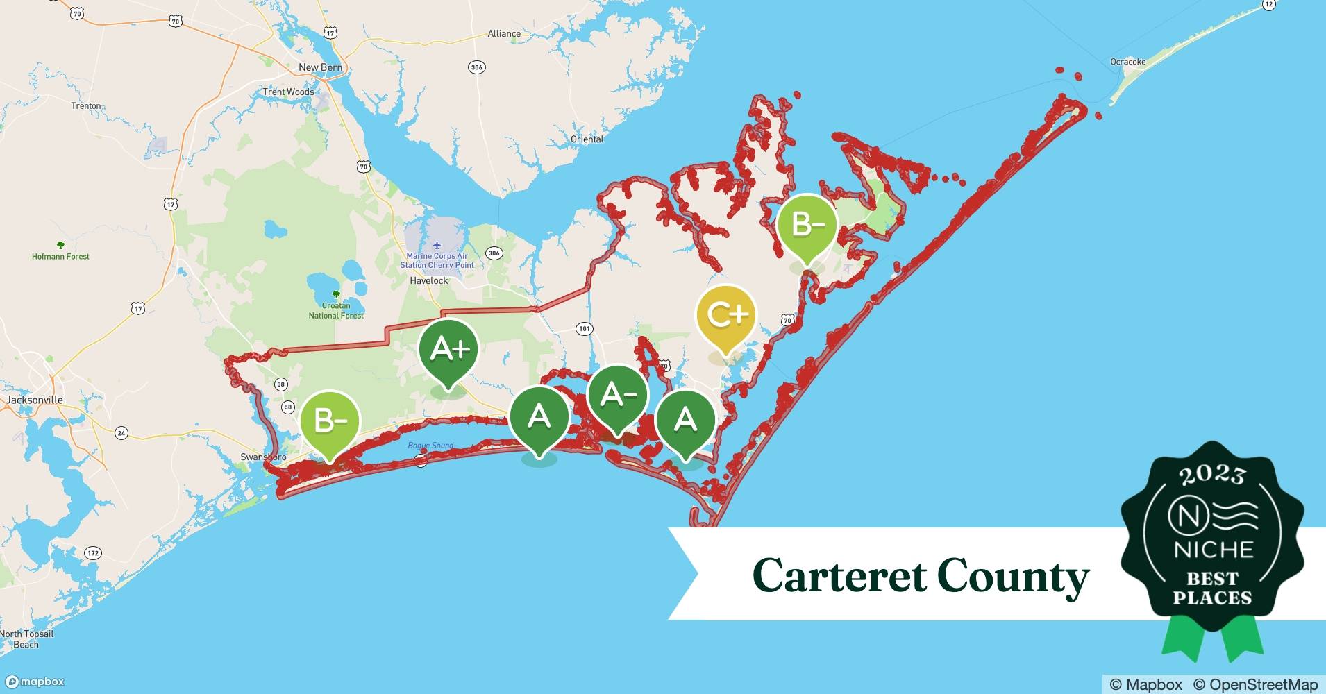 2023 Best Places to Live in Carteret County, NC Niche