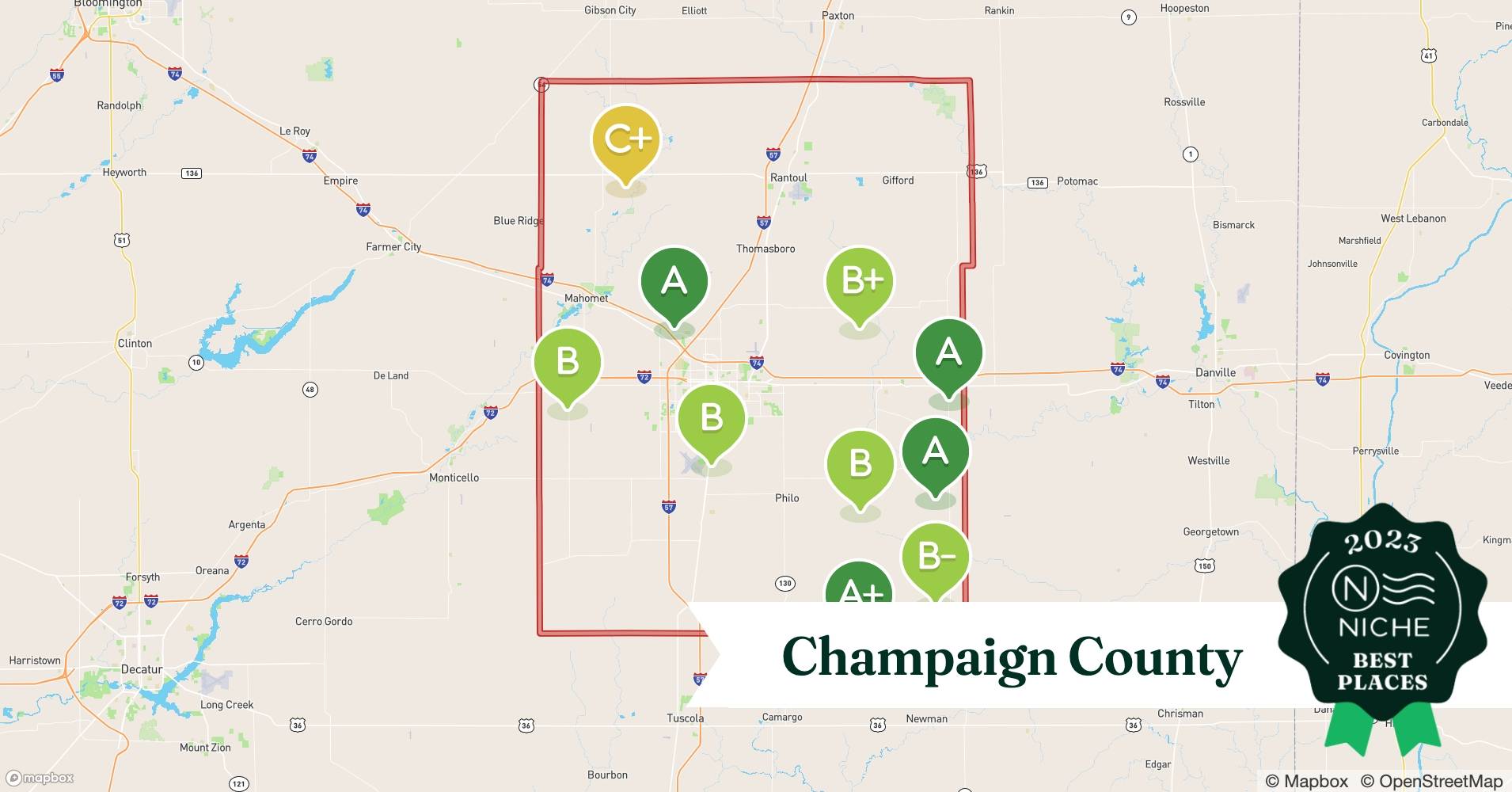 2023 Best Places to Live in Champaign County, IL Niche