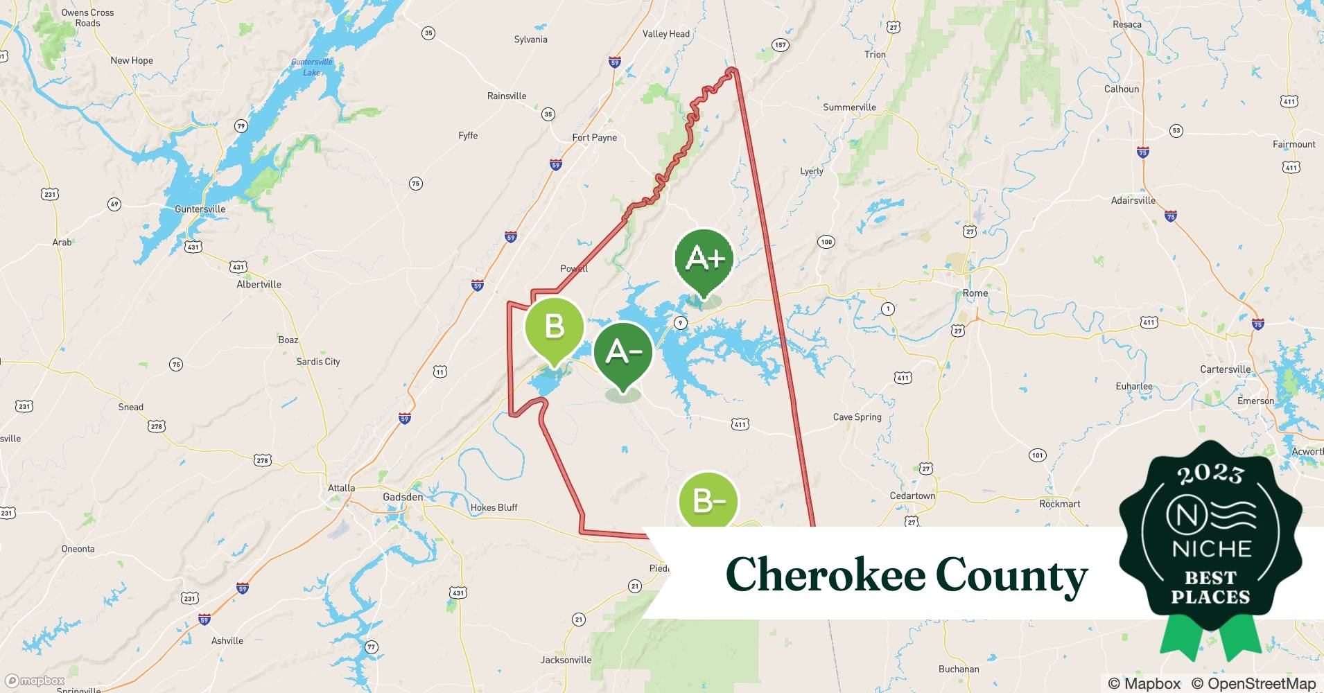 2023 Best Places to Live in Cherokee County, AL Niche