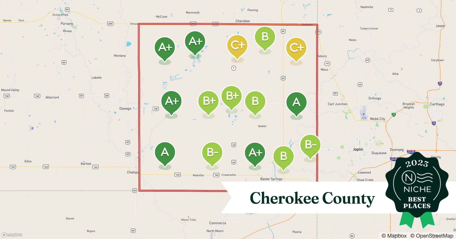 2023 Safe Places to Live in Cherokee County, KS Niche