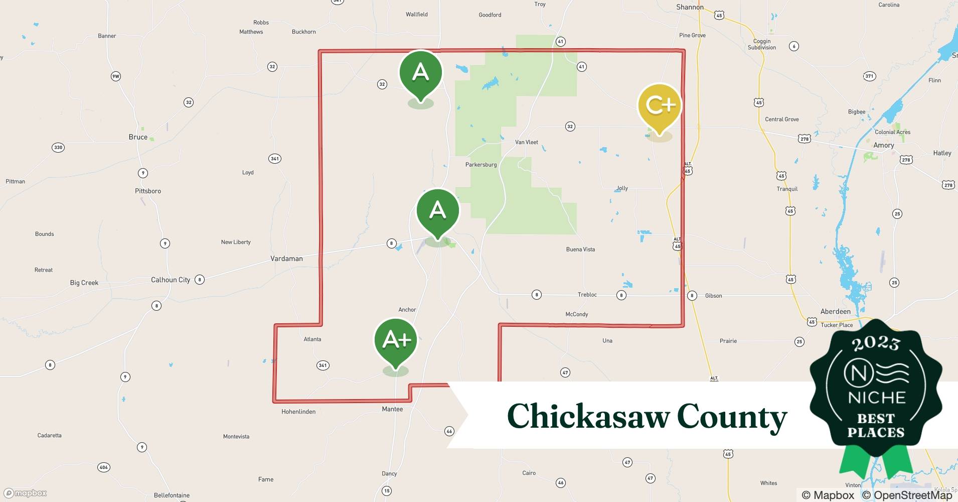 2023 Best Places to Live in Chickasaw County, MS Niche