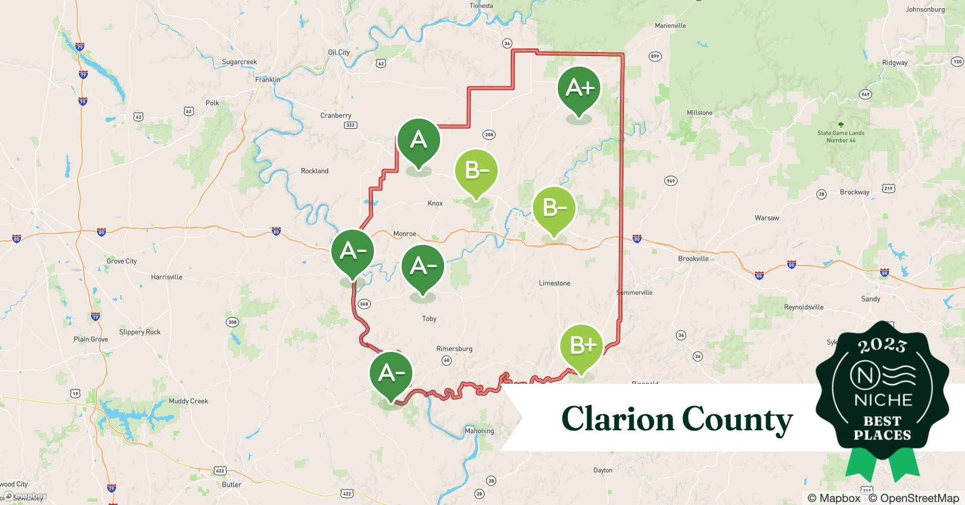 2023 Best Places to Live in Clarion County, PA Niche