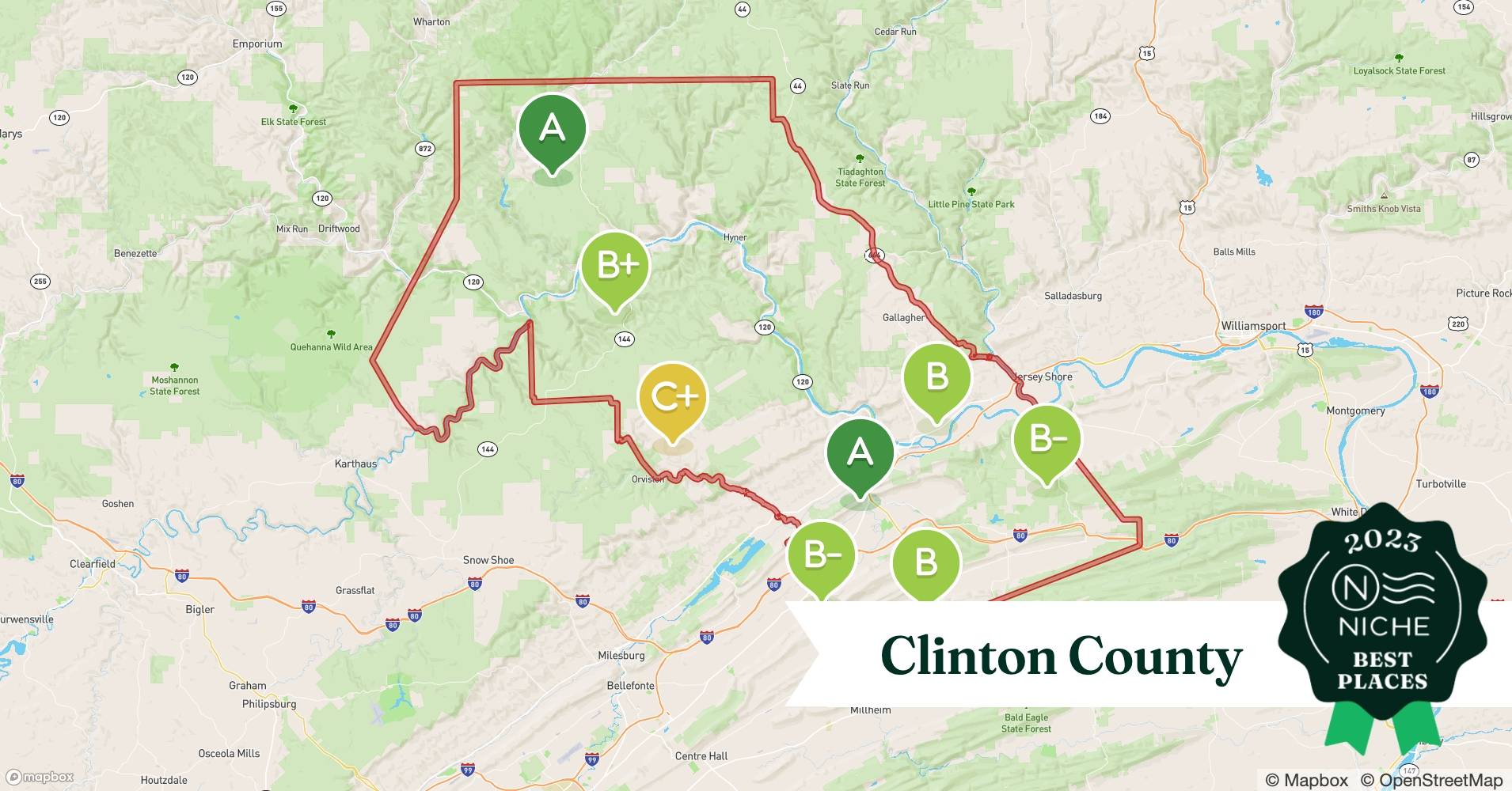 2023 Best Places to Live in Clinton County, PA Niche